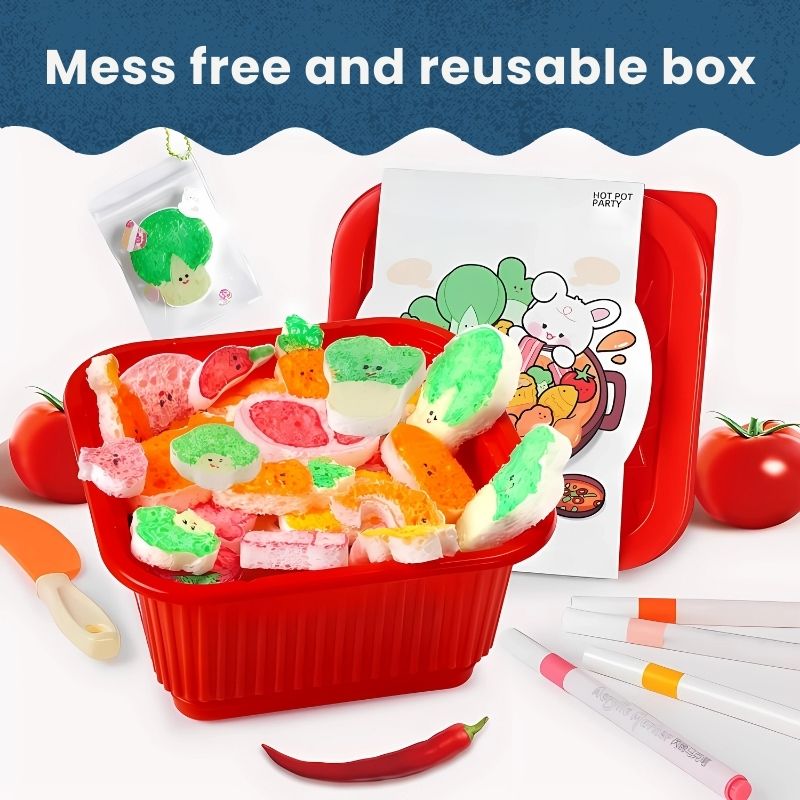 Magic Food Puffy Set for Kids