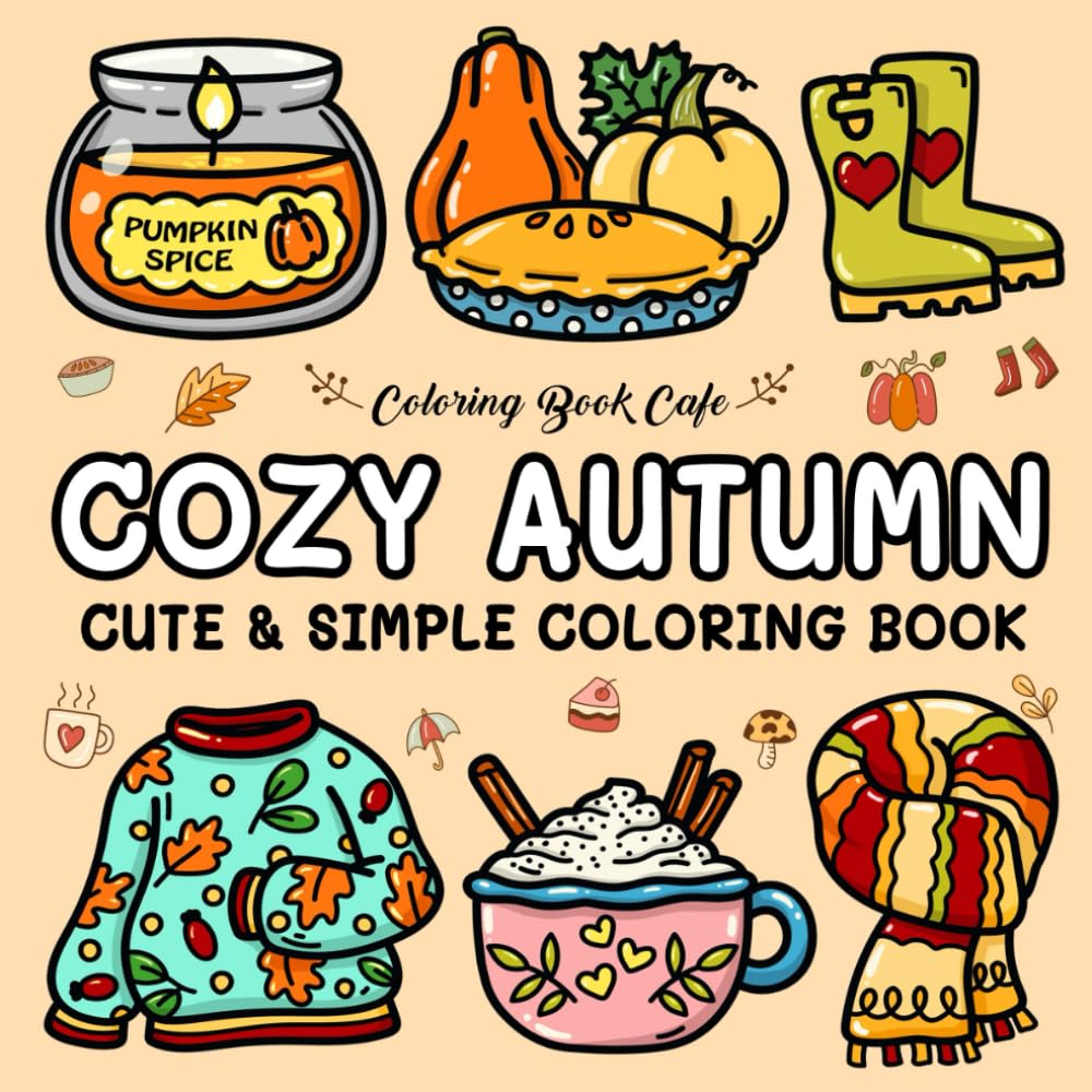 Cozy Days – Cute & Comfy Coloring Book