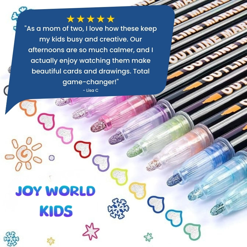 Glitter Markers Outline Pen