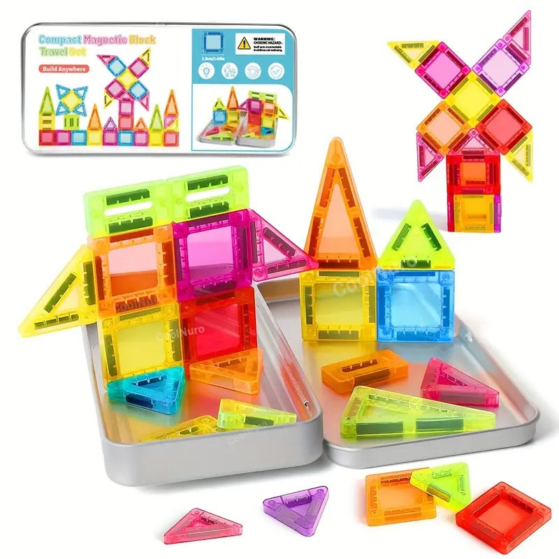 Portable Magnetic Building Blocks