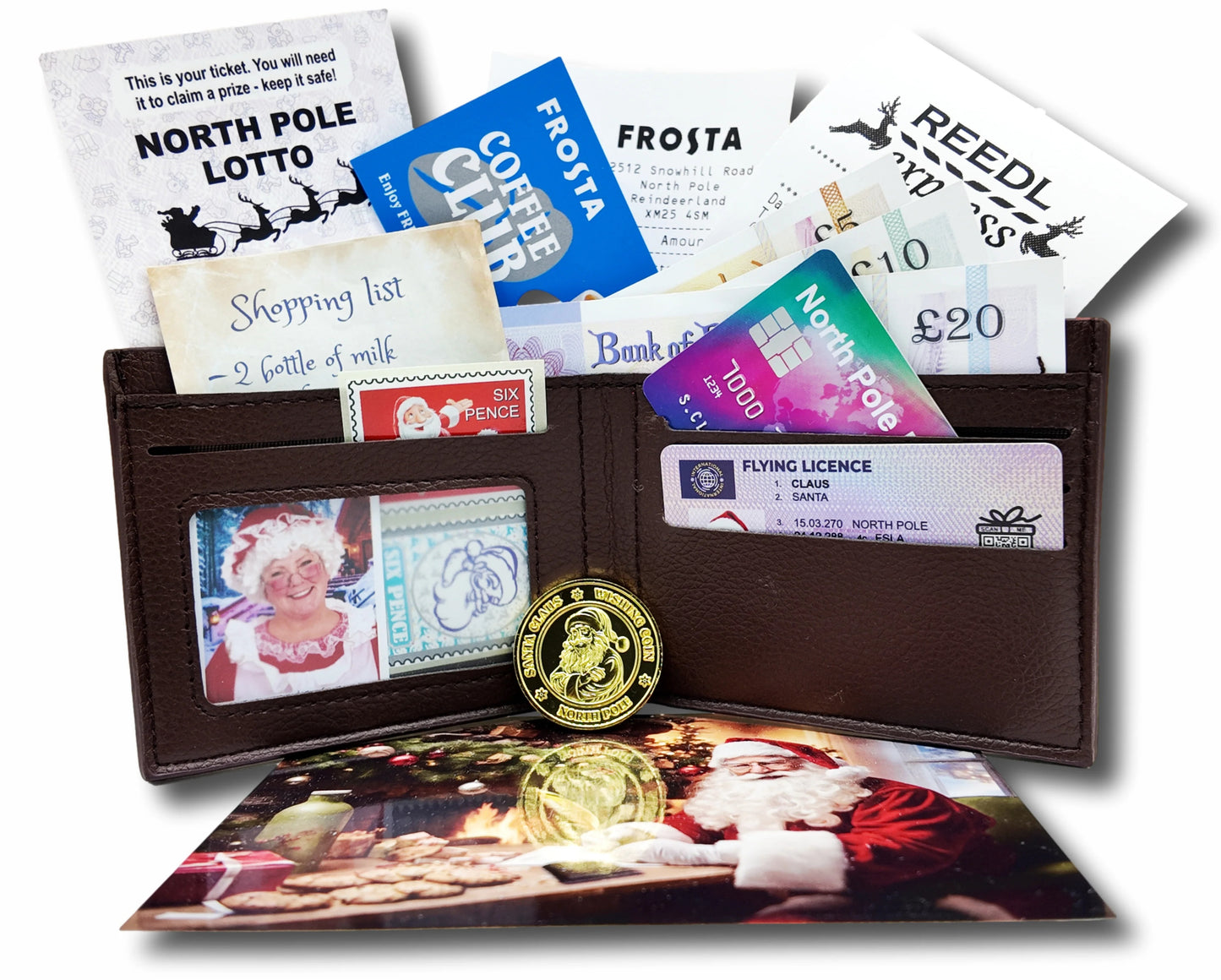 Santa Losts Wallet Kit
