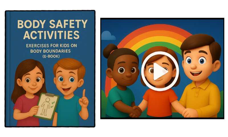 Safety Workbook for Kids + The Body Safety Cartoon