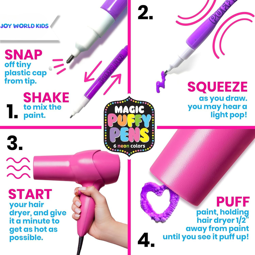 MAGIC PUFFY PENS