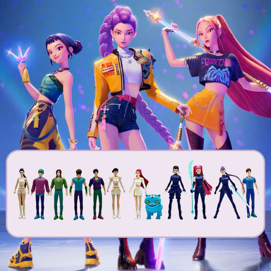 12 K-Pop Action Figure Collection