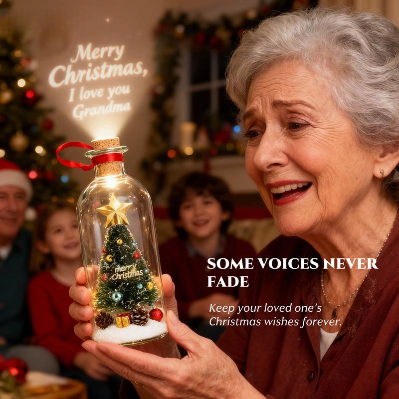 Forever Voice Christmas Tree bottle
