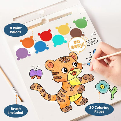 PAINT BY NUMBER BOOK