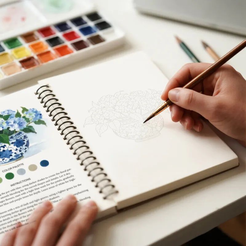 Watercolor Painting Book