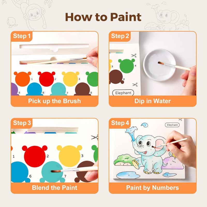 PAINT BY NUMBER BOOK
