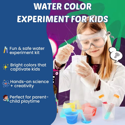 Water color experiment for kids