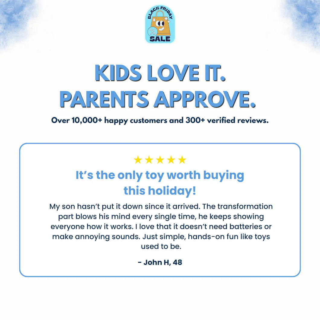 2-in-1 Magnetic Dragon Transformer Car