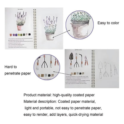 Watercolor Painting Book