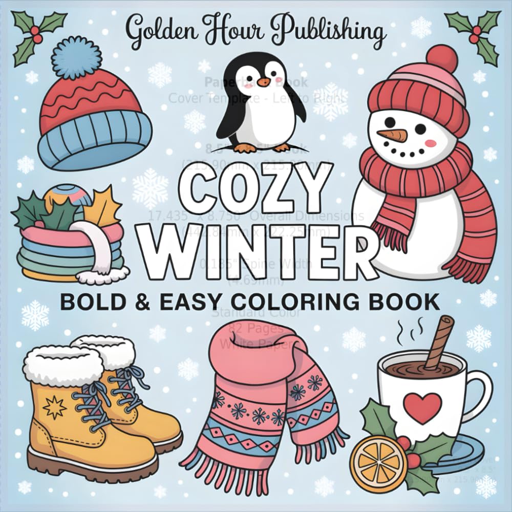 Cozy Days – Cute & Comfy Coloring Book