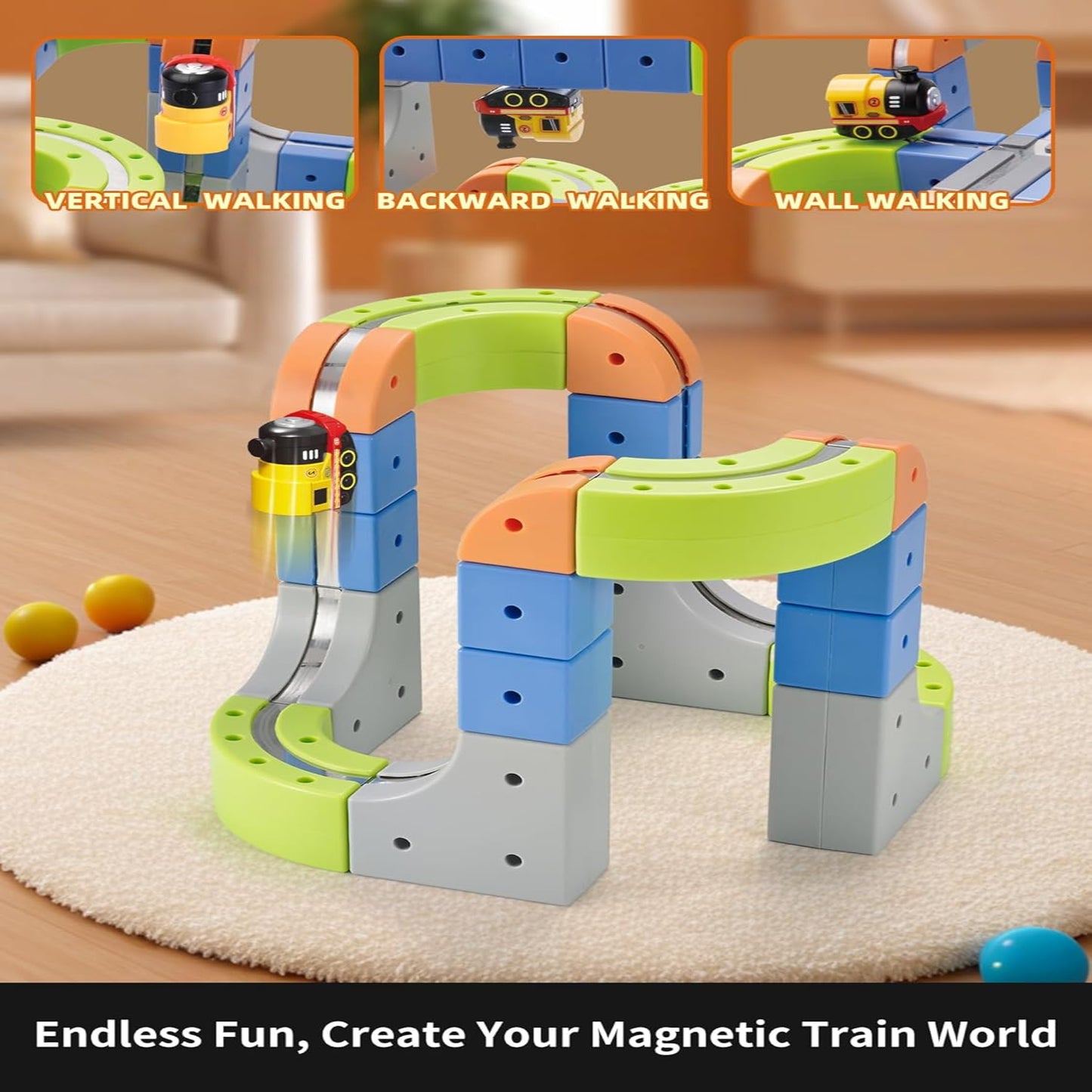 Electric Magnetic Train Track