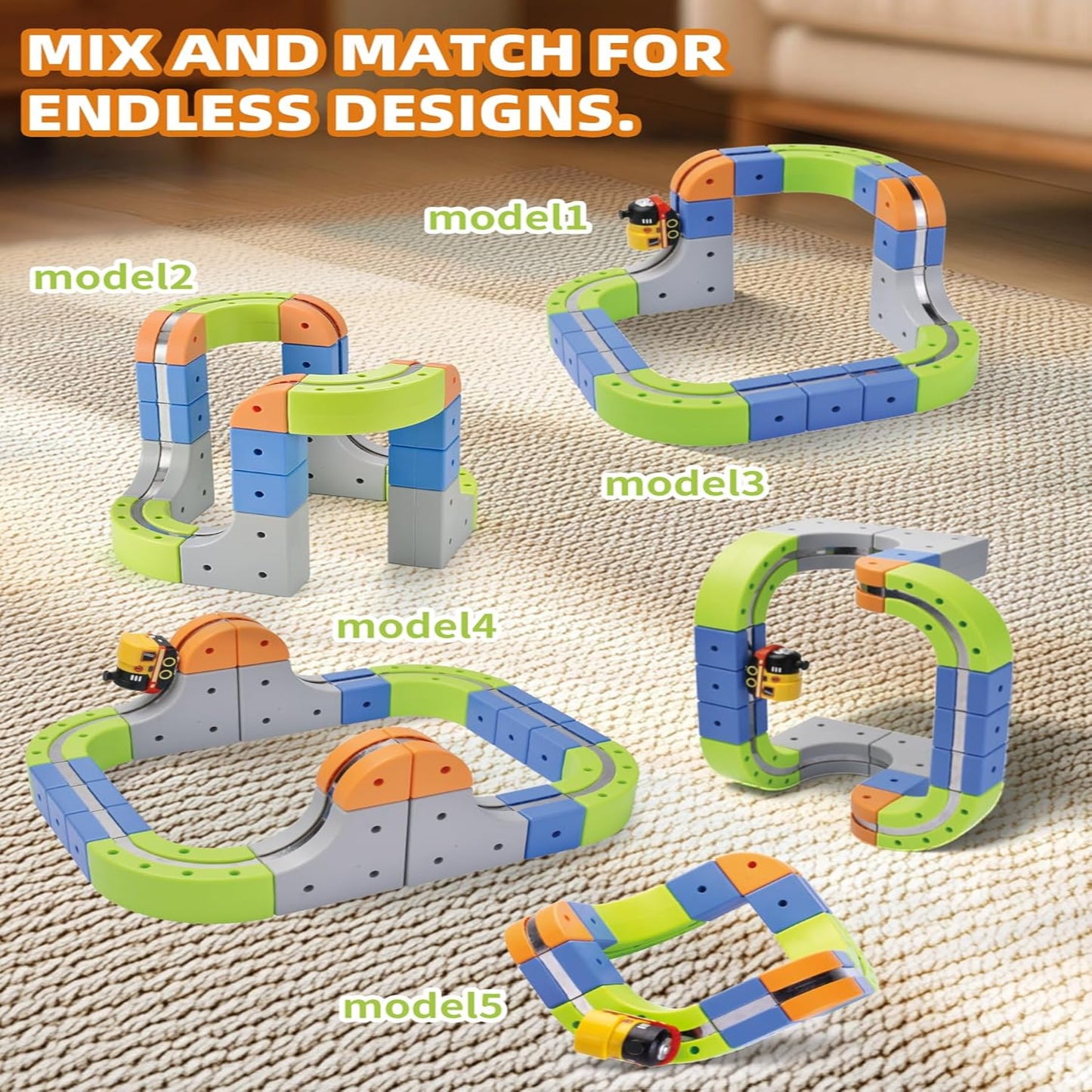 Electric Magnetic Train Track