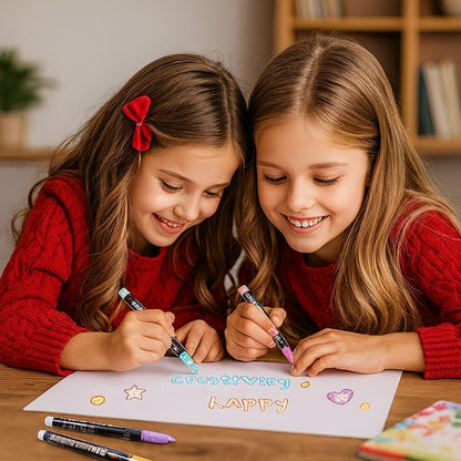 Glitter Markers Outline Pen