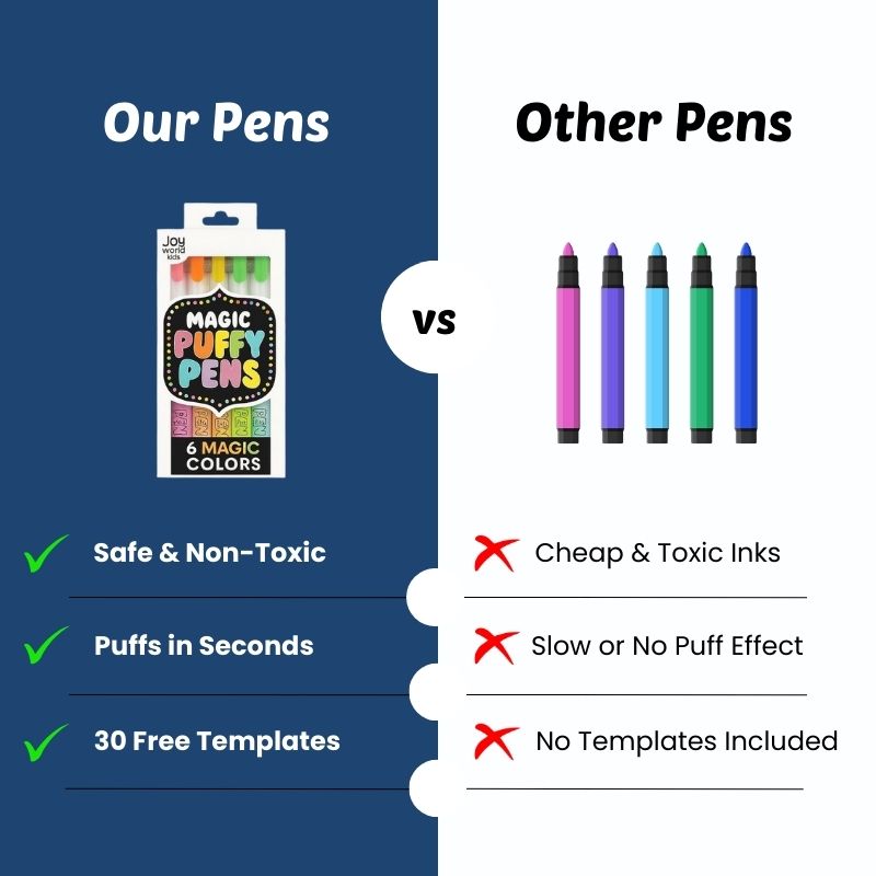 Magic Puffy Pens Set for Kids