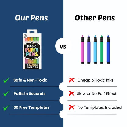 Magic Puffy Pens Set for Kids