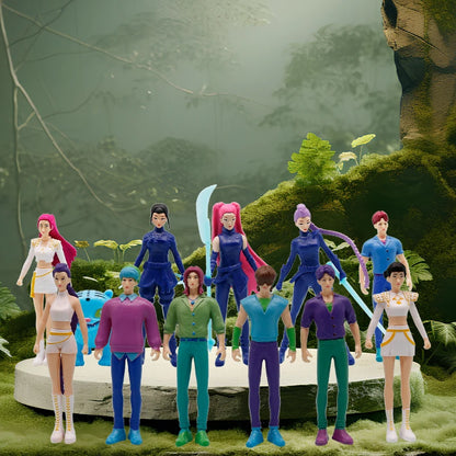 12 K-Pop Action Figure Collection