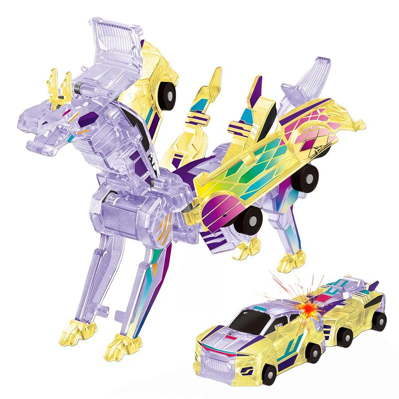 2-in-1 Magnetic Dragon Transformer Car