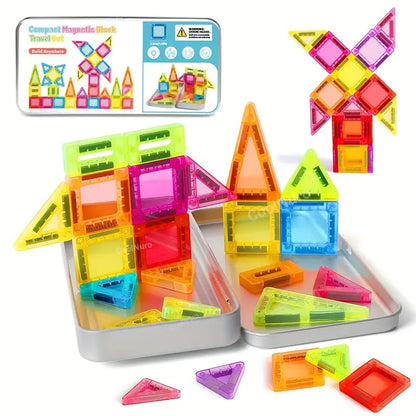 Portable Magnetic Building Blocks