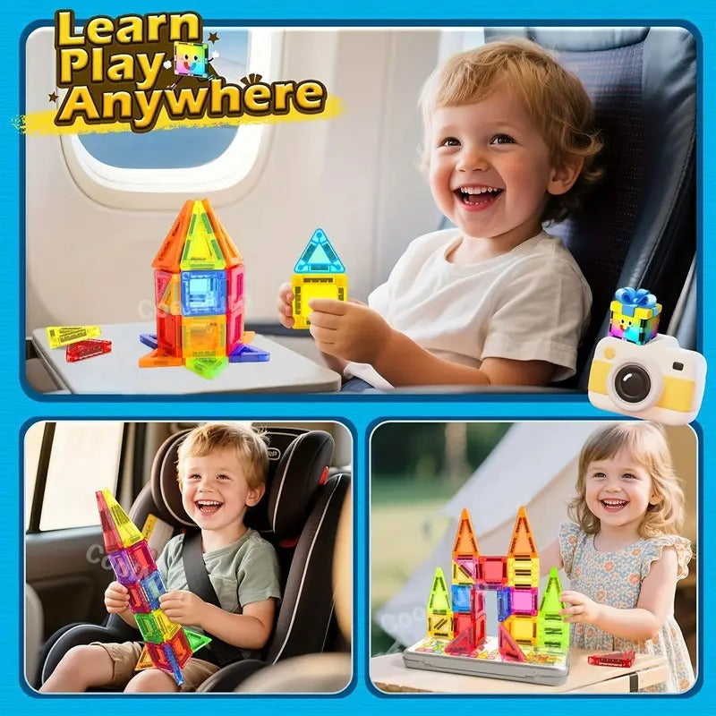 Portable Magnetic Building Blocks