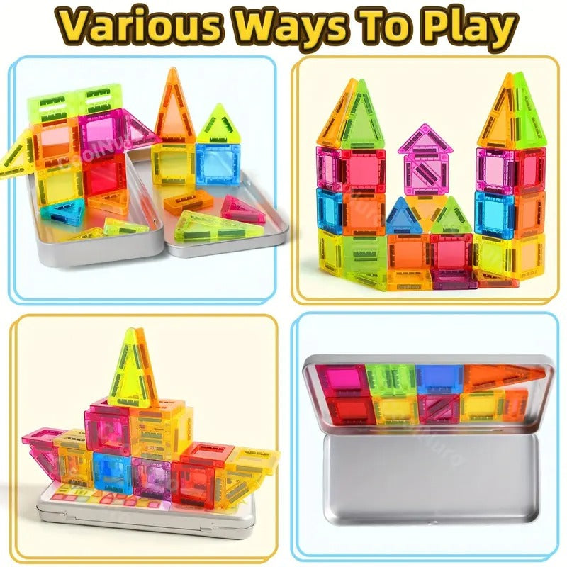 Portable Magnetic Building Blocks
