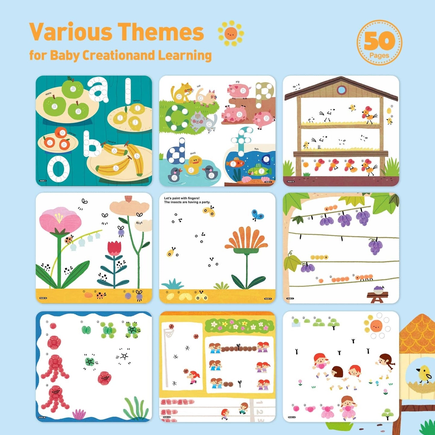 Ultimate finger painting set